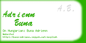 adrienn buna business card